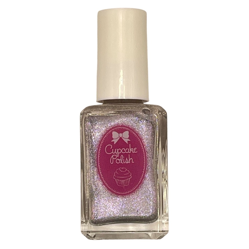 Cupcake Polish Indie‎ Nail Lacquer 15 ML "Tiki To My Heart" Silver Holographic